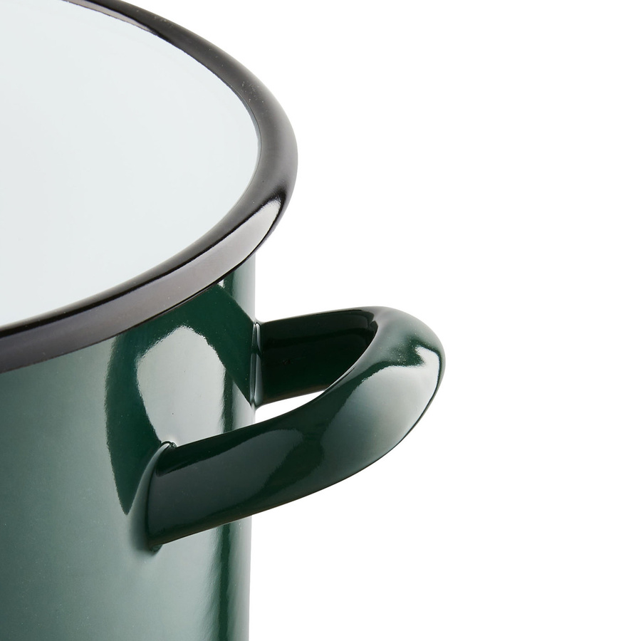 Komplet garnków emaliowanych na indukcję Emalia Polska Pleszew Boho 1,6 l; 2,5 l; 3,55 l ; 4,7 l; 6,25 l