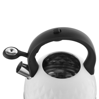 Czajnik nierdzewny Florina Diamante 2,5 l biały