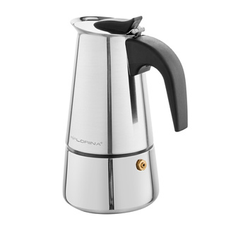 Kawiarka stalowa do espresso Florina Lungo na 6 filiżanek