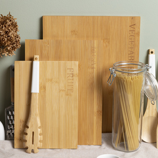 Zestaw 3 kuchennych desek bambusowych Florina Diego