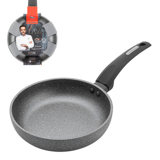 Patelnia kamienna Florina Lava Stone by Mateusz Gessler 20 cm szara