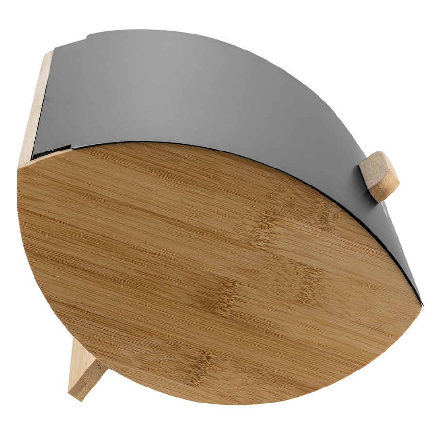 Zestaw kuchenny chlebak i 3 pojemniki na kawę herbatę cukier Florina Elegant czarny