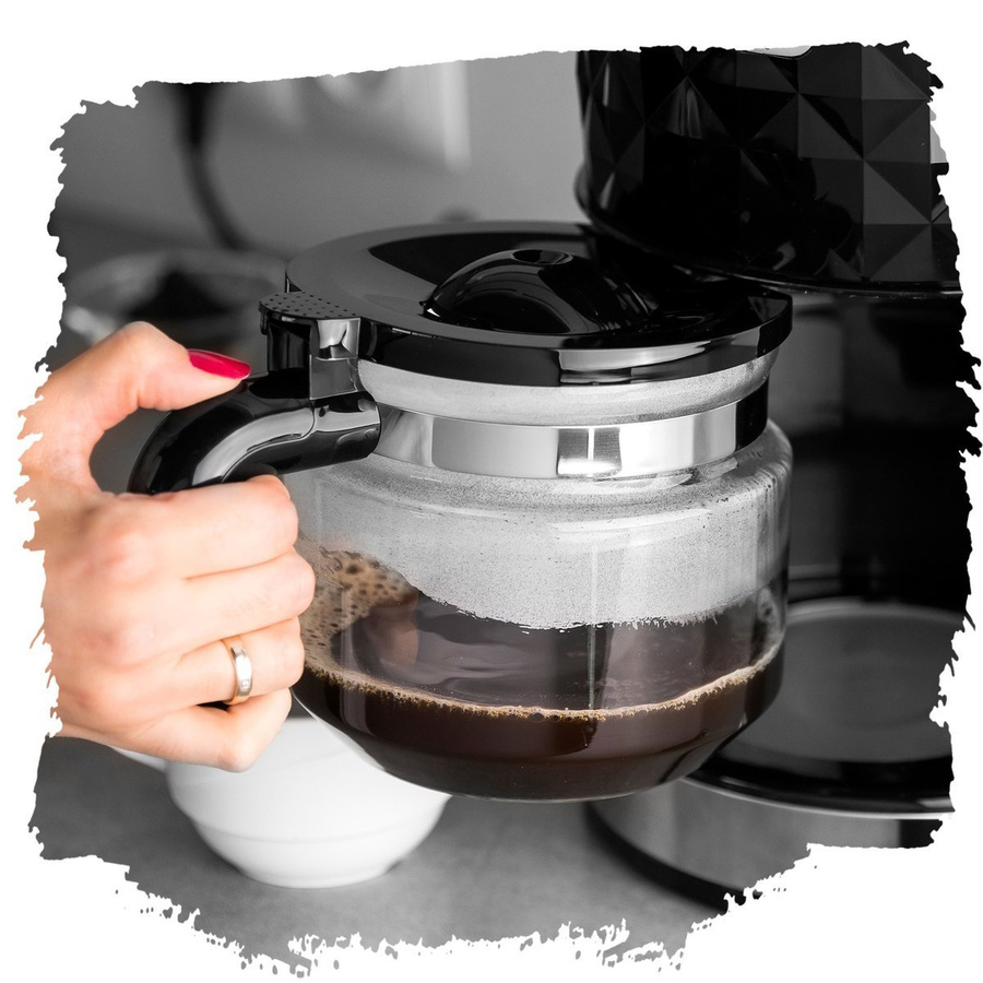 Ekspres do kawy przelewowy Botti Nero czarny 1000 W