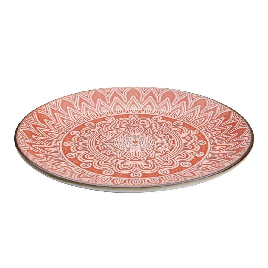 Talerz deserowy Florina Maroko 20 cm koral