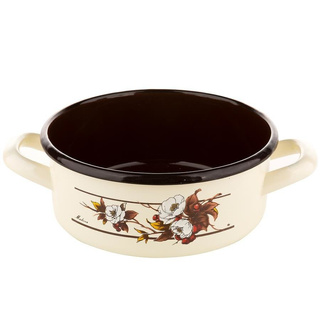 Garnek emaliowany Emalia Polska Pleszew Madeira 18 cm