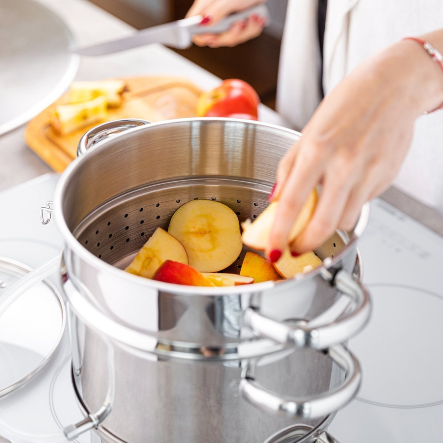 Sokownik Florina Midi 5 l indukcja + 2 Dzbanki Bormioli Rocco Bistrot 1 l