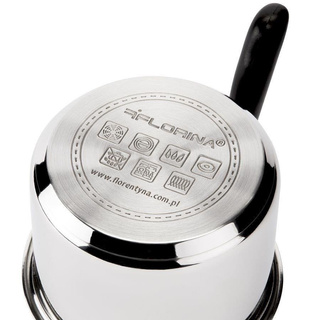 Garnek nierdzewny Florina Mario do mleka z wylewką 12 cm 900 ml