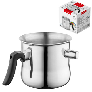 Garnek nierdzewny Florina Mario do mleka z baryłką 1,5 l
