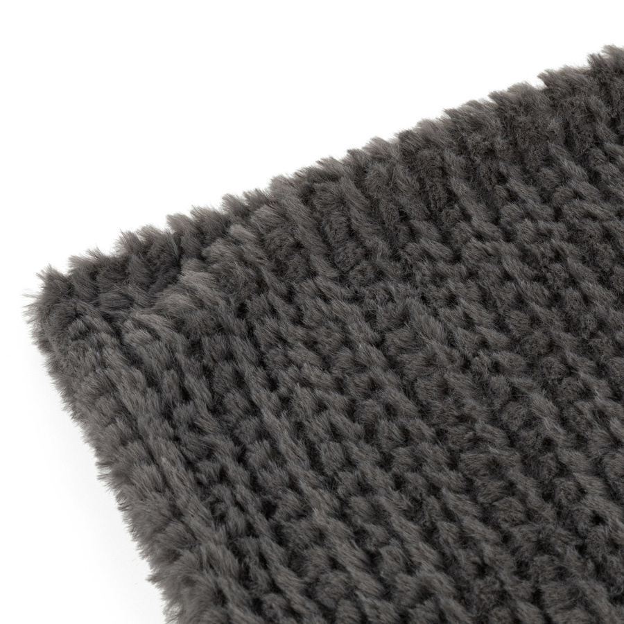 Poszewka dekoracyjna Miss Lucy Mira 40x40 cm szara