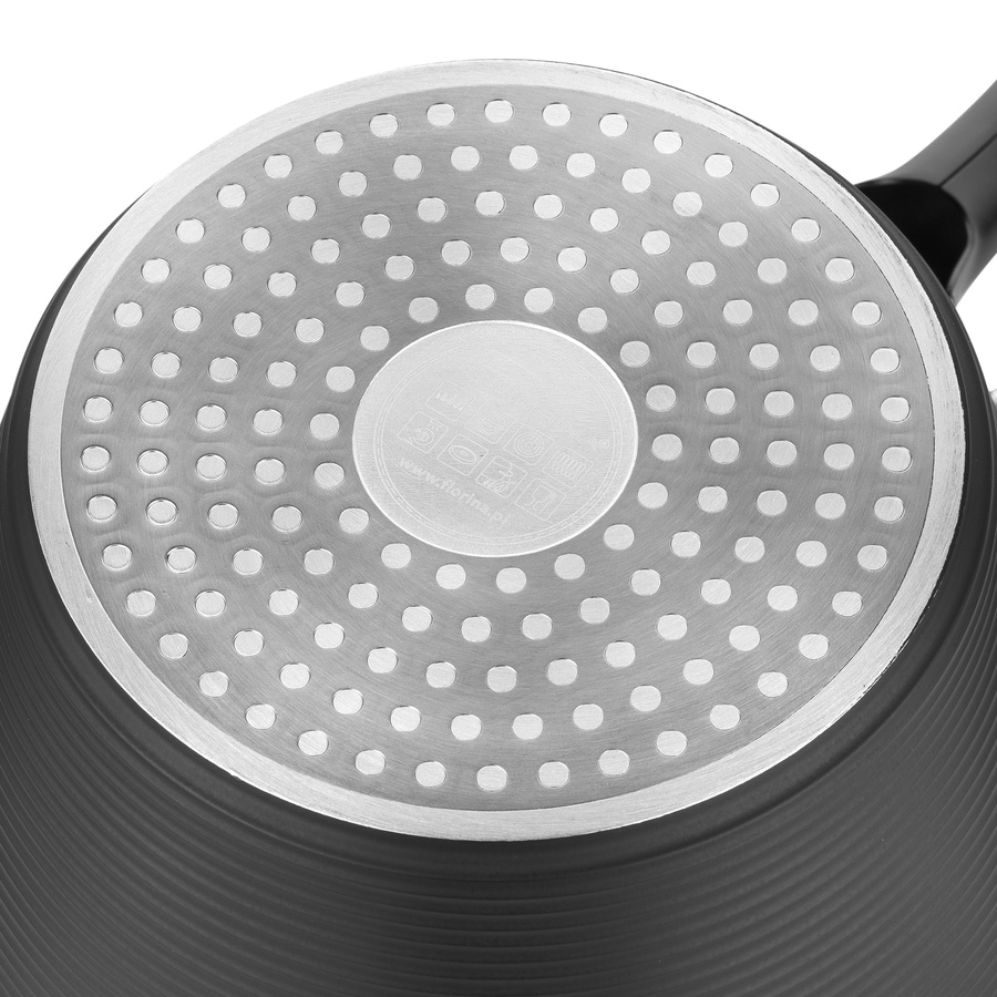 Rondel aluminiowy Carina Black by Mateusz Gessler 16 cm 1l