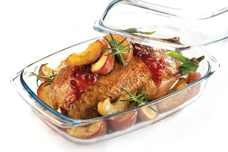 Naczynie żaroodporne Termisil gładkie prostokątne 5,1 l