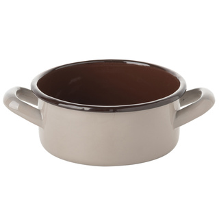 Garnek emaliowany Emalia Polska Pleszew Bruna 14 cm 980 ml