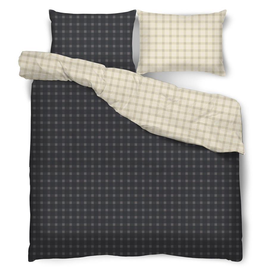 Komplet pościeli Miss Lucy Organic Mono 160 x 200 cm / 2 x 70 x 80 cm bawełna 