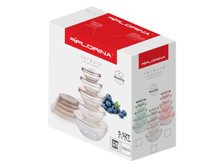 Salaterki szklane Verdure 9-17CM 