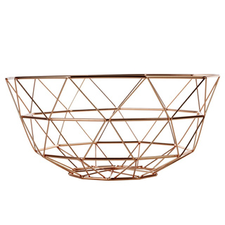 Kosz na owoce druciany Florina Altopiano miedziany