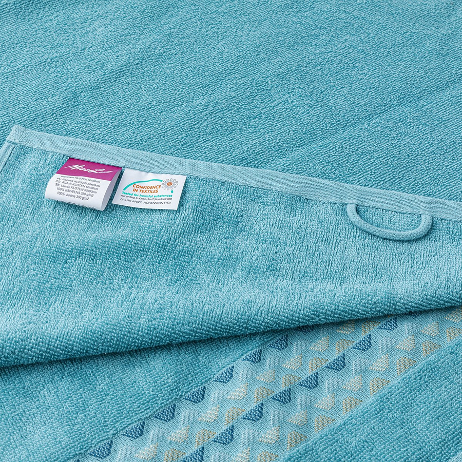 Ręcznik bawełniany łazienkowy Miss Lucy Kloten 70x140 cm morski