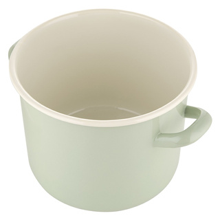 Garnek emaliowany Emalia Polska Pleszew Forte zielony 10l