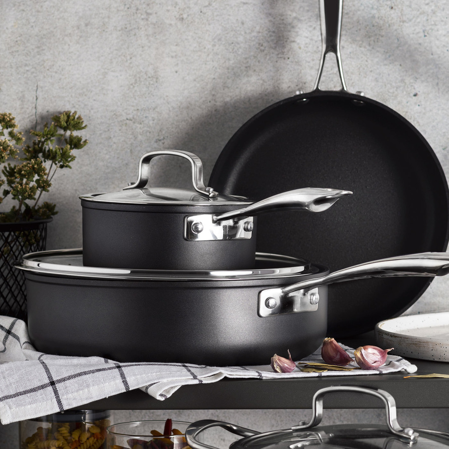 Rondel aluminiowy z pokrywką na indukcję i gaz Florina Stix 1,2 l