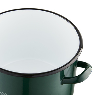 Komplet garnków emaliowanych na indukcję Emalia Polska Pleszew Boho 1,6 l; 2,5 l; 3,55 l ; 4,7 l; 6,25 l