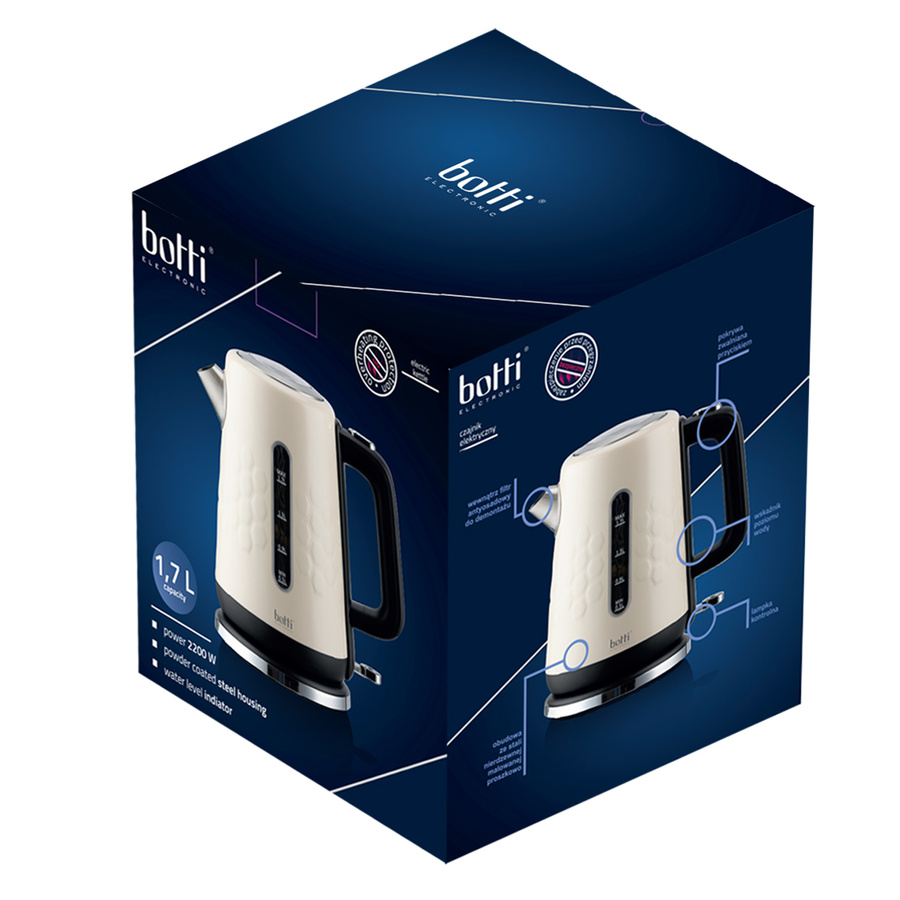 Czajnik elektryczny Botti Electronic Ivo 1,7 l