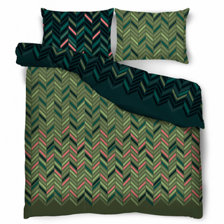 Komplet pościeli Miss Lucy Sweet Dream Green Fir 160x200 cm 2x70x80 cm