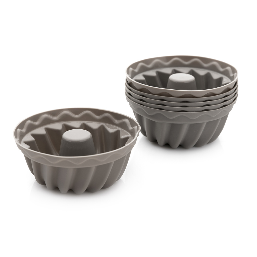 Silikonowe foremki do babeczek muffinek Anide Florina 6 sztuk mix