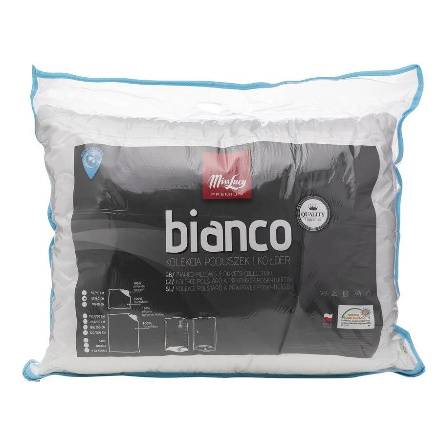 Poduszka Miss Lucy Bianco 50 x 60 cm