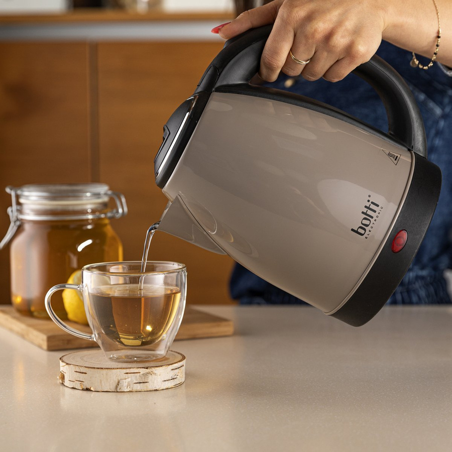 Czajnik elektryczny Victor 1,8 l jasny szary Botti