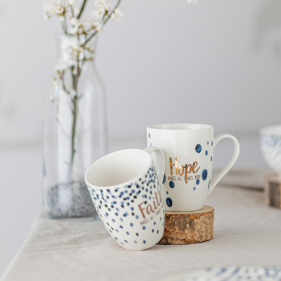 Kubek porcelanowy Florina Mare Hope 340 ml