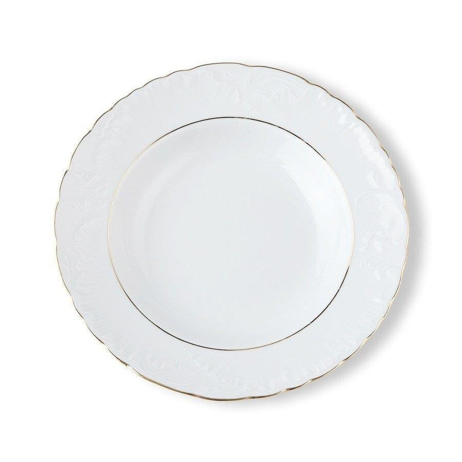 Talerze Ćmielów Rococo 6 osób 18 sztuk