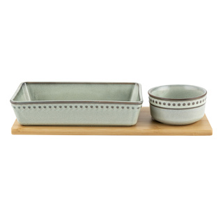 Miseczki do dipów 2 szt. na podstawce Florina Etna