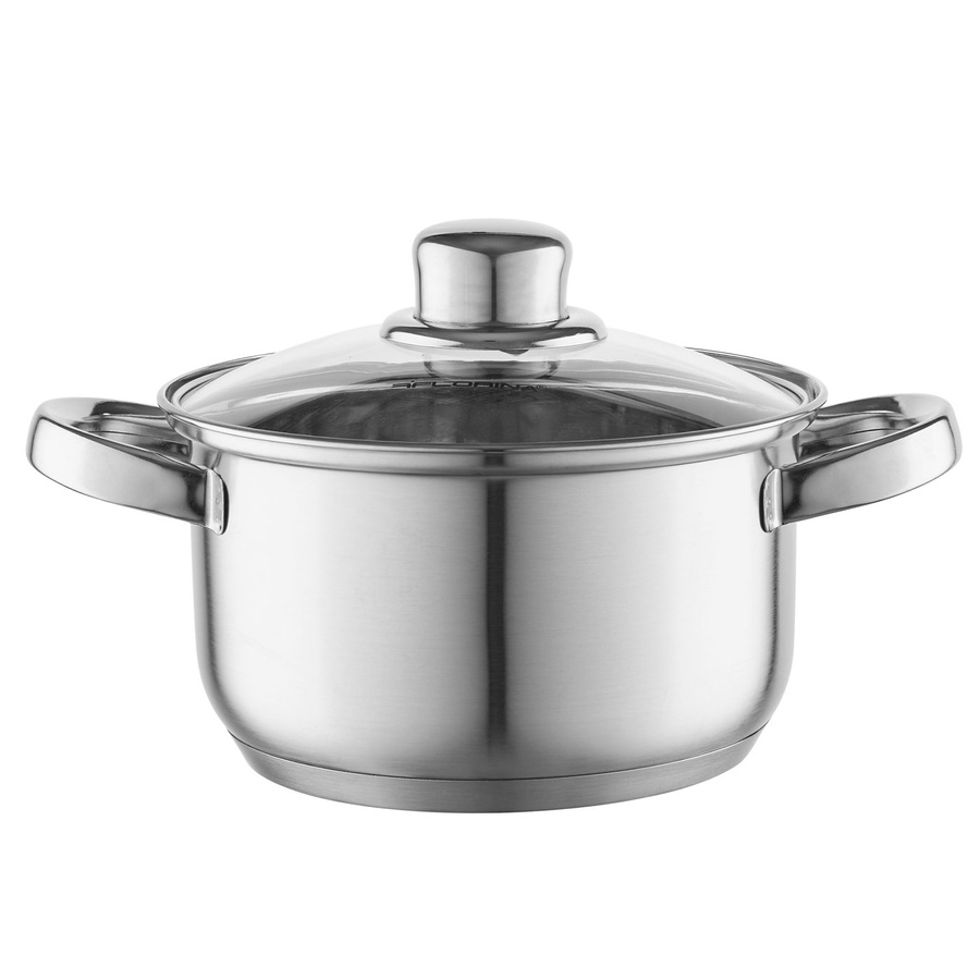 Komplet garnków ze stali nierdzewnej Florina Polpo 8 elementów