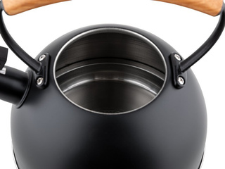 Czajnik nierdzewny Florina Natura Line czarny 2,3 l