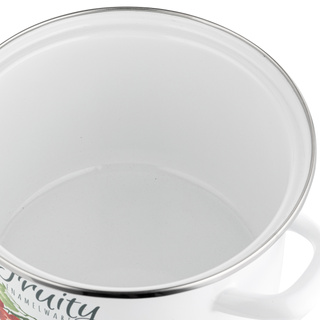 Garnek emaliowany Emalia Polska Pleszew Kalina 16 cm 2 l