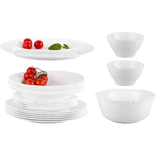 Komplet zestaw serwis obiadowy Ebro 23el 6 osób