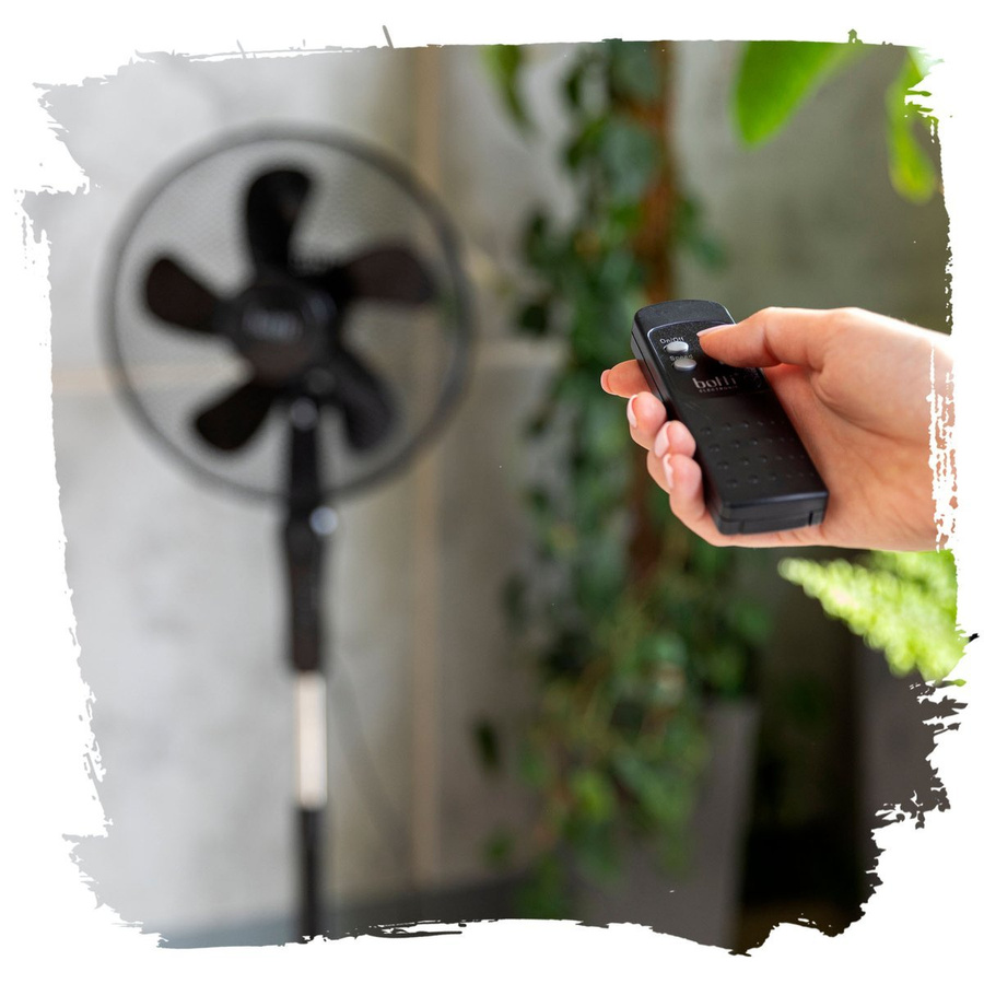 Wentylator podłogowy z pilotem Botti Electronic Lavante 40 cm 45 W