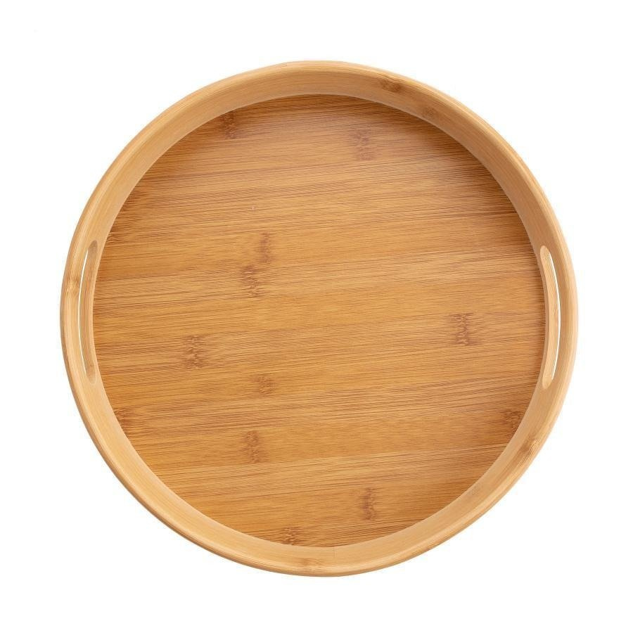 Taca tacka bambusowa Florina Bambou okrągła 35 x 5 cm