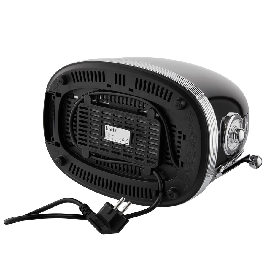 Toster opiekacz do grzanek 2-komorowy Botti Electronic Royal 850 W czarny