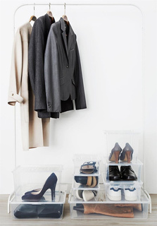 Zestaw 2 pojemników Basic na szpilki