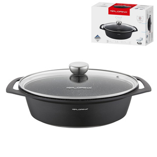 Brytfanna aluminiowa Florina Chef owalna 33,5 x 25 x 9,7 cm 3,8 l