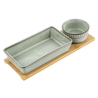 Miseczki do dipów 2 szt. na podstawce Florina Etna