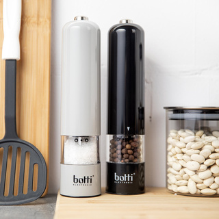 Elektryczny młynek do mielenia soli lub pieprzu Botti Electronic Esper jasnoszary