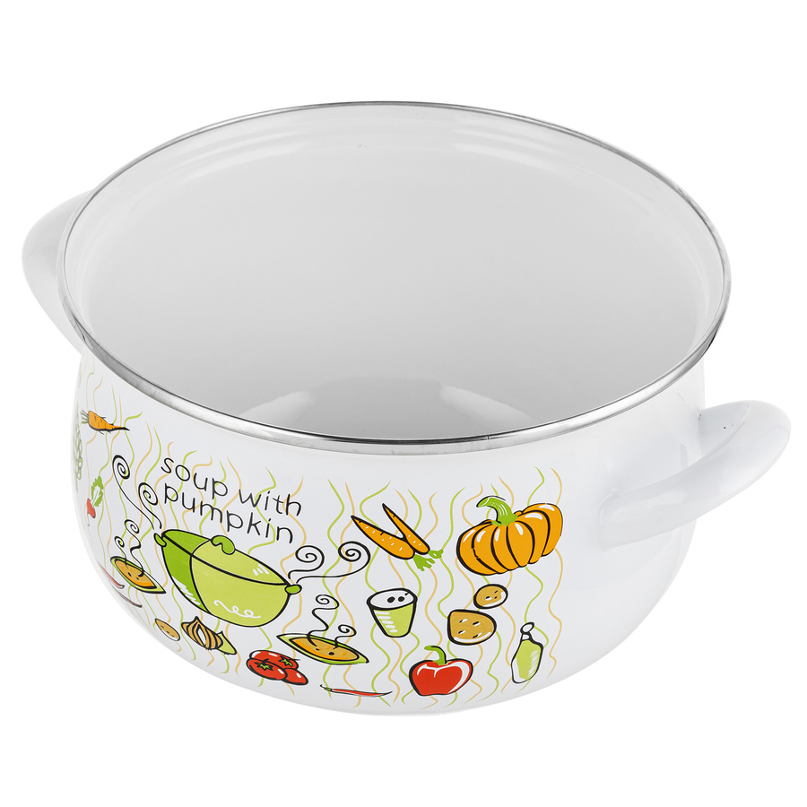 Garnek emaliowany Emalia Polska Pleszew Lumino 22 cm 5,3 l