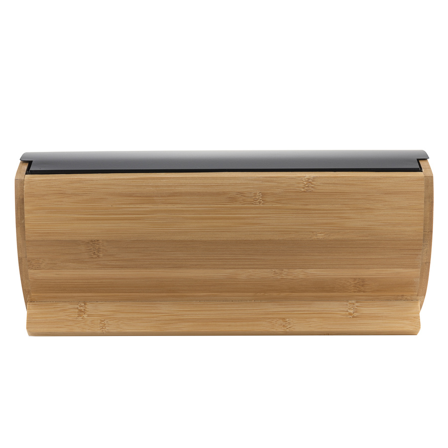 Zestaw kuchenny chlebak i 3 pojemniki na kawę herbatę cukier Florina Elegant czarny