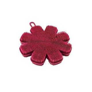 Myjka gąbka do naczyń zmywak Florina Smart silikonowa płatek