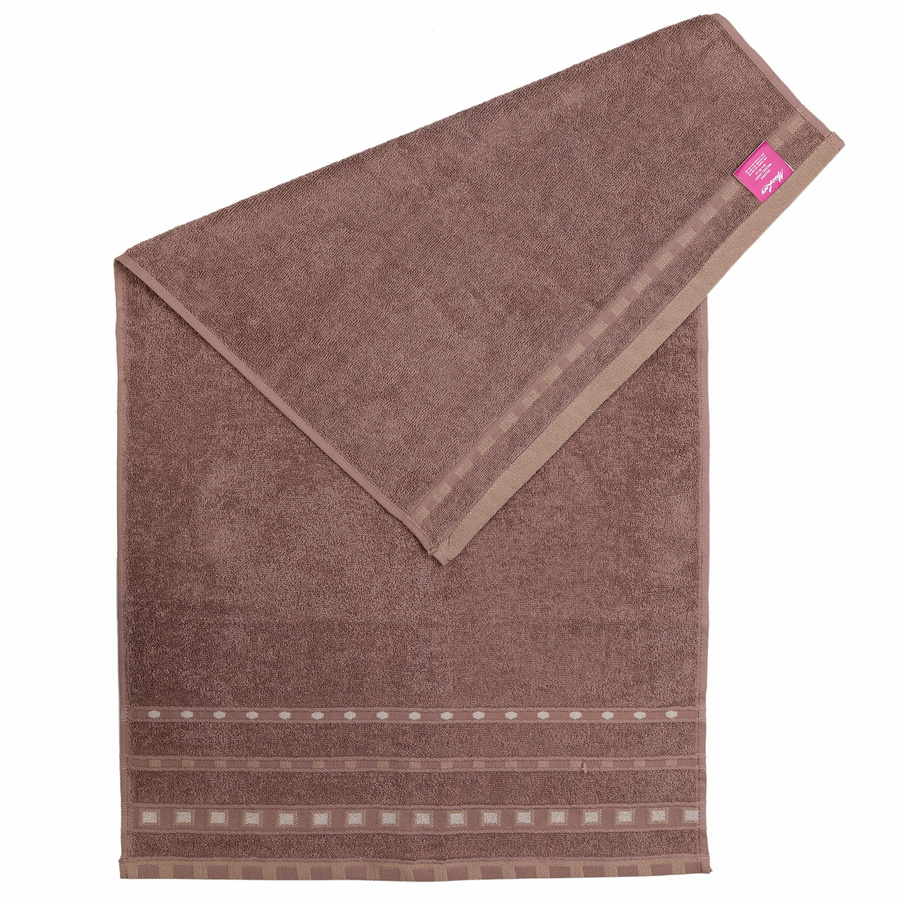 Ręcznik bawełniany Miss Lucy Michael Basic 50x90 cm taupe