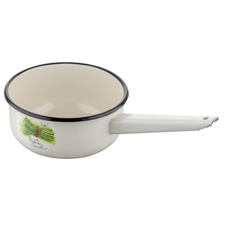 Rondel emaliowany Emalia Polska Pleszew Szparagi by Mateusz Gessler 16 cm 1,3 l