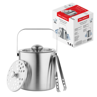 Wiaderko do lodu ze szczypcami Florina 1200 ml