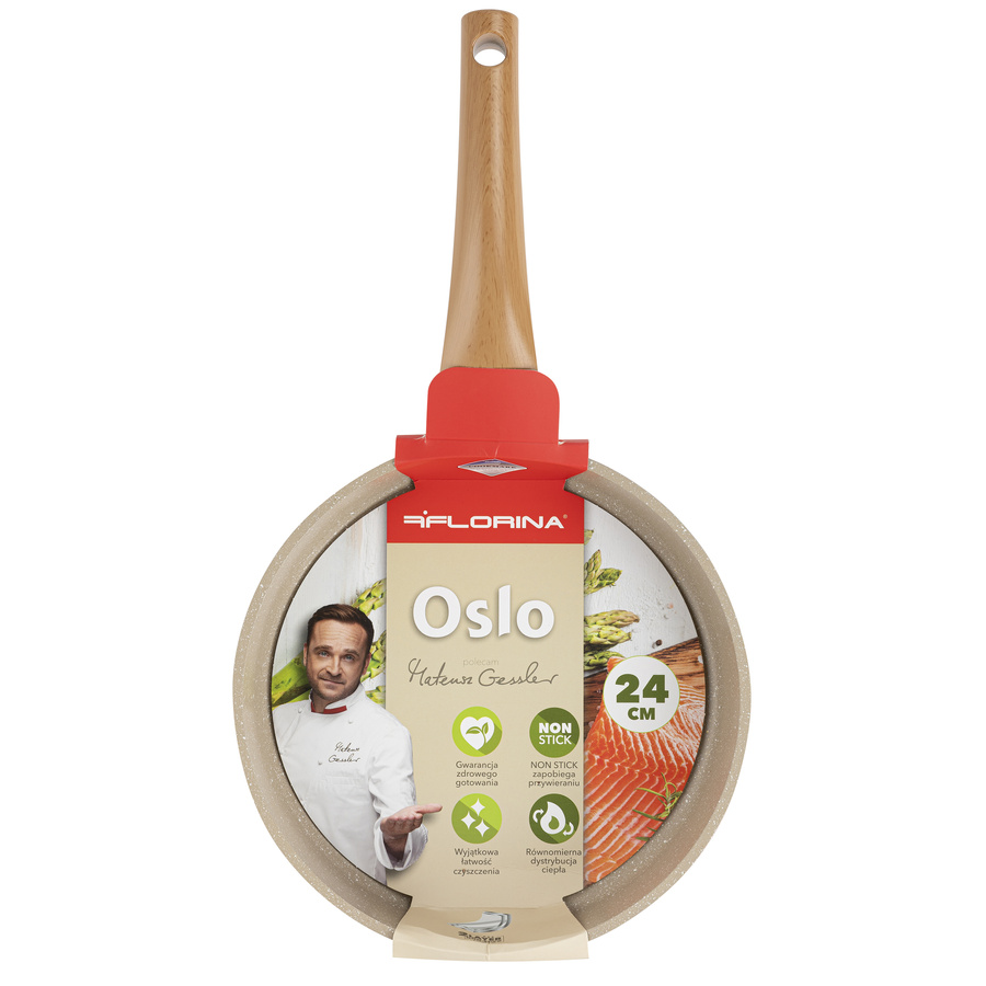 Patelnia aluminiowa Florina Oslo 24 cm