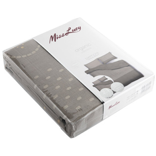 Komplet pościeli Miss Lucy Organic Siempre 160 x 200 cm / 2 x 70 x 80 cm bawełna